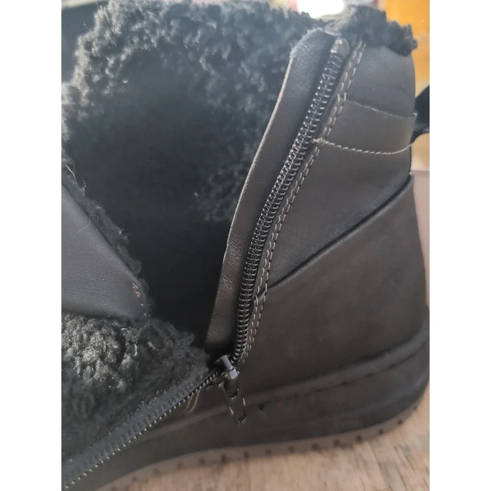 B-52 by Bullboxer Chukka Boots Men's Black Topper Lined Casual Boots Size 11 New